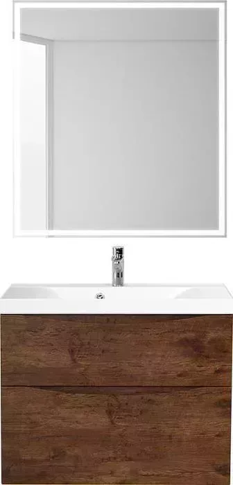 Мебель для ванной BELBANGO Marino-H60 80 PR rovere moro