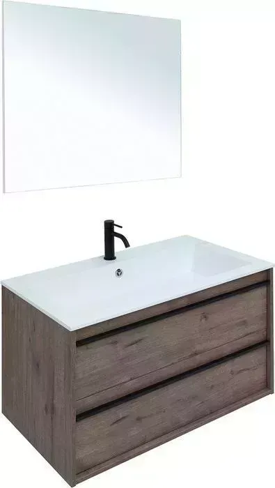 Мебель для ванной AQUANET Lino 90 дуб веллингтон