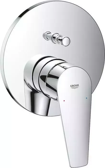 Смеситель для ванны Grohe BauEdge встраиваемый, механизма 35600, хром StarLight (24162001)