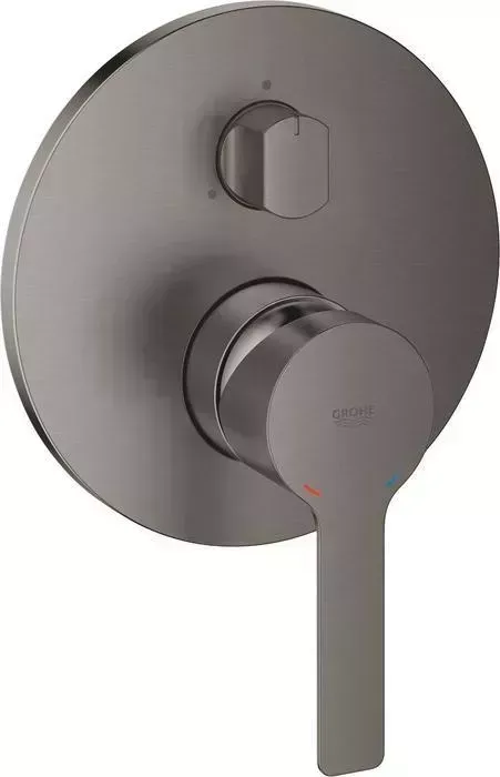 Смеситель для ванны Grohe Lineare накладная панель, 35600, темный графит (24095AL1)