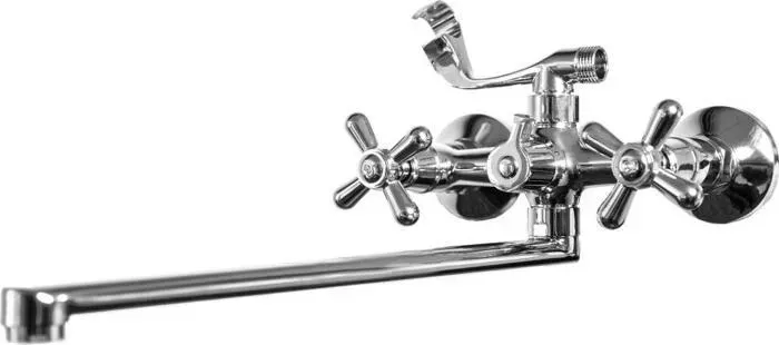Смеситель для ванны РМС SL129 с душем, хром (SL129-140)