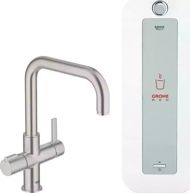 Смеситель для кухни Grohe Red суперсталь (30156DC0)