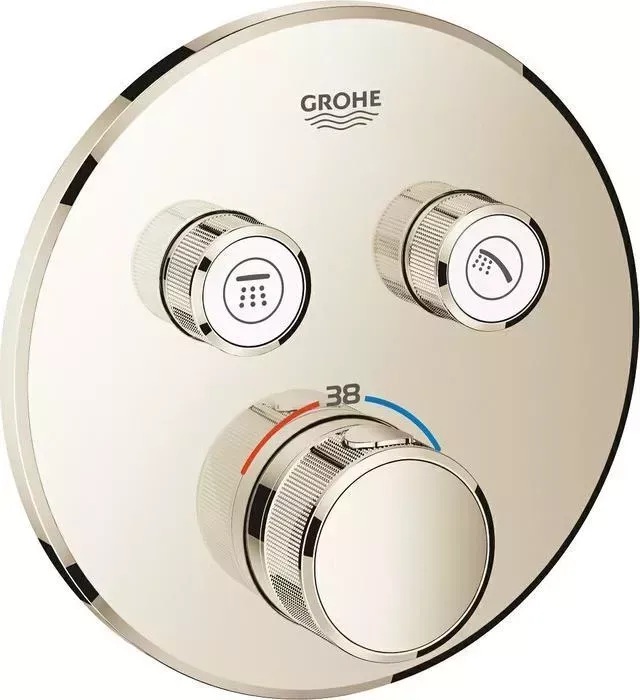 Смеситель для ванны Grohe SmartControl встраиваемый, механизма 35600, никель (29119BE0)