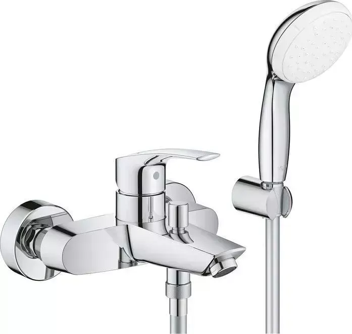 Смеситель для ванны Grohe Eurosmart с душем, хром (33302003)