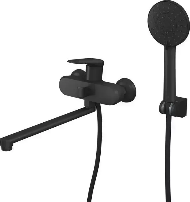 Смеситель для ванны Rush Nevis черный матовый (NE1735-51Black)