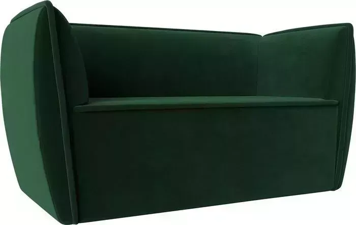 Диван Лига Диванов Бергамо 2-х местный велюр зеленый (112035)
