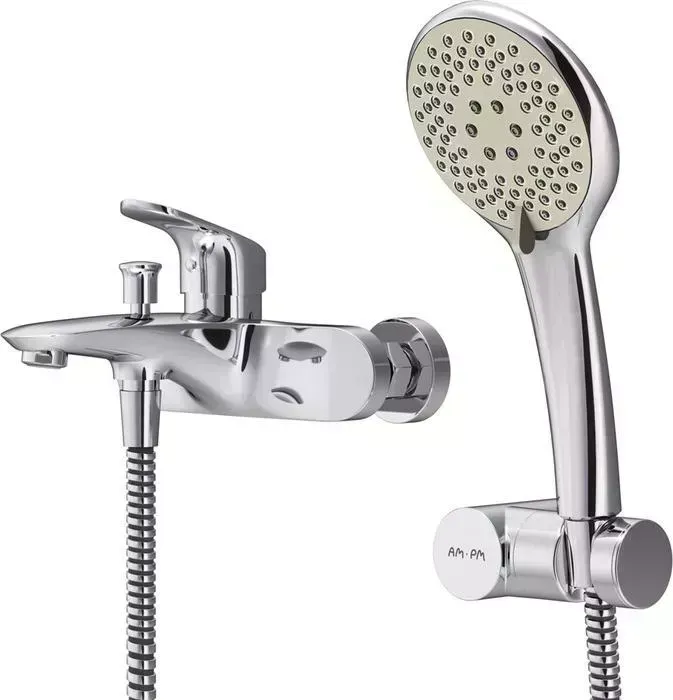 Смеситель для ванны Am.Pm Like с душем, хром (F8015000)