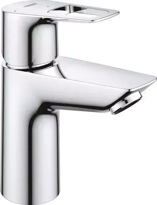 Смеситель для раковины Grohe BauLoop функция экономии, с донным клапаном Click-clack, хром (23883001)