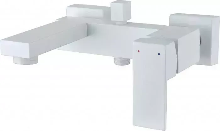 Смеситель для ванны AQUANET Blanco белый (261818)