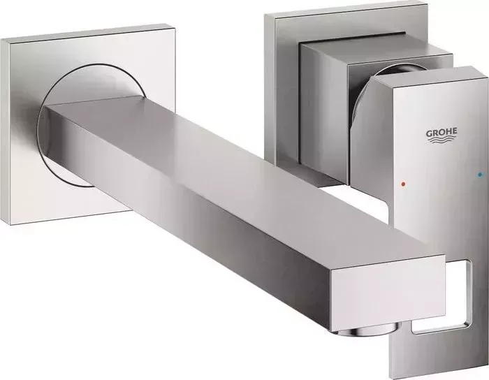 Смеситель для раковины Grohe Eurocube суперсталь (23447DC0)
