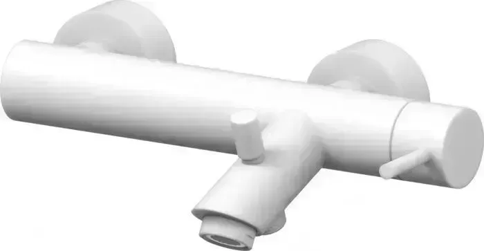 Смеситель для ванны Paffoni Light белый матовый (LIG022BO)