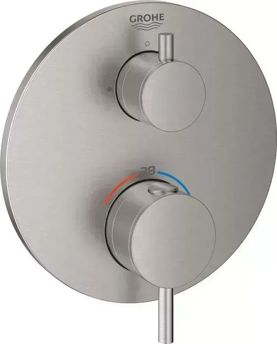 Термостат для душа Grohe Grohtherm встраиваемый, механизма 35600, суперсталь (24134DC3)