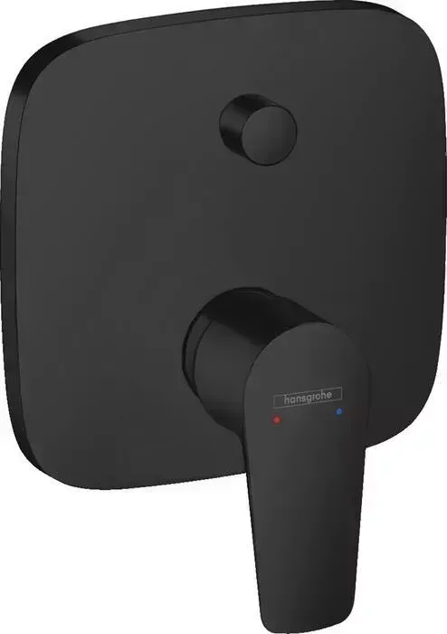 Смеситель для ванны Hansgrohe Talis E с механизмом, черный матовый (71474670, 1800180)