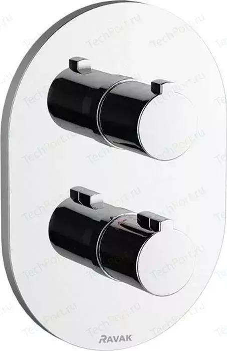 Термостат для ванны RAVAK Chrome CR с механизмом, хром (X070075, X070074)