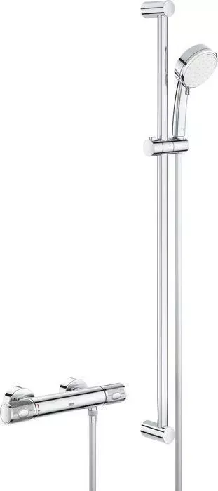 Термостат для душа Grohe Grohtherm 1000 с душевым гарнитуром, хром (34784000)