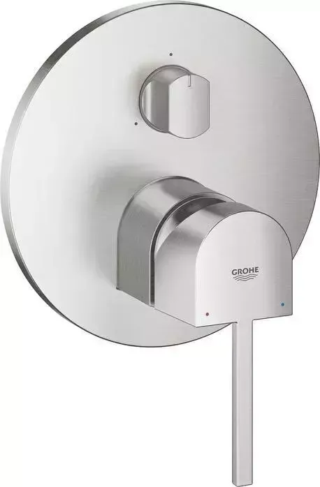 Смеситель для ванны Grohe Plus встраиваемый, механизма 35600, суперсталь (24093DC3)