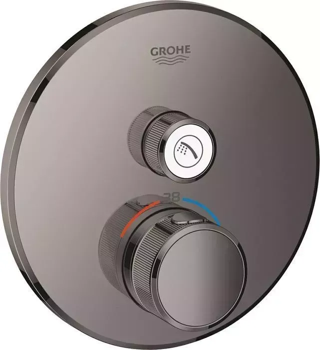 Смеситель для душа Grohe SmartControl встраиваемый, механизма 35600, темный графит (29118A00)