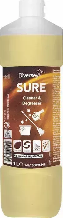 Чистящее средство SURE CleanerDegreaser жироудалитель, 1 л