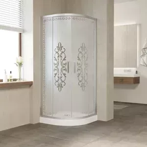 Душевой уголок Vegas Glass ZS-F 0100 07 01 профиль матовый хром, стекло Felicita2