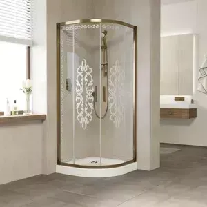 Душевой уголок Vegas Glass ZS-F 0090 05 01 профиль бронза, стекло Felicita1