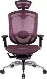 Кресло офисное GTChair Marrit maroon (chromed frame)