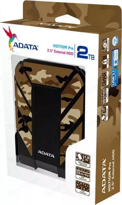 Фото №5 Внешний HDD ADATA диск AHD710MP-2TU31-CCF