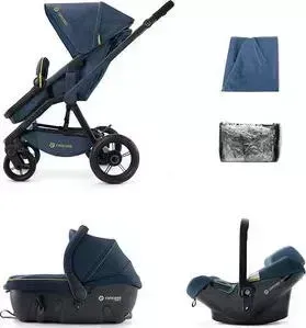 Коляска Concord 3 в 1 Wanderer Travel Set Denim Blue 2015