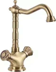 Смеситель для раковины BRONZE DE LUXE / мойки бронза (10105/1)