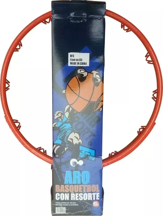 Фото №4 Кольцо баскетбольное DFC R3 45 см (18 дюймов) оранжевое с двумя пружинами (трубка 18 мм)