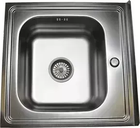 Мойка кухонная PEGAS 50х50 0,6 накладная, матовая (5050W мт)
