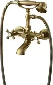 Смеситель для ванны KAISER Carlson Style короткий излив, бронза Bronze (44322-1)