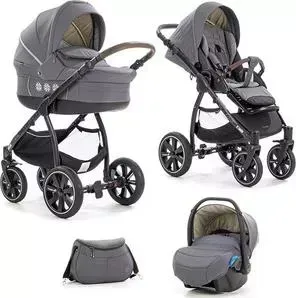 Коляска Noordi 3 в 1 Fjordi Sport Deep Grey 851
