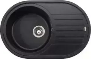 Мойка кухонная KAISER Granit 78x50x22 черный мрамор Black Pearl (KGM-7750-BP)
