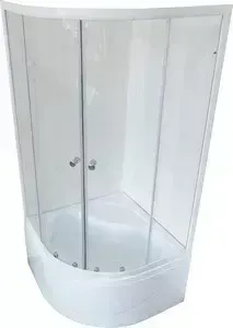 Душевой уголок Royal Bath 100*100*200 стекло прозрачное (RB10BK-T)
