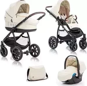 Коляска Noordi 3 в 1 Fjordi Sport Ivory 850