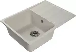 Мойка кухонная HARTE H-5068-331 680х490 мм белый