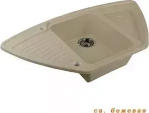 Мойка кухонная АКВАТОН Лория 94x19x53 см светло-бежевая (1A715032LR060)