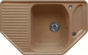 Мойка кухонная GranFest гранит угловая 800x500 (Gf-C800E терракот)