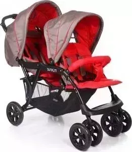 Коляска BABY CARE Tandem BC002 красная