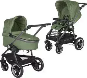 Коляска Teutonia 2 в 1 BeYou V4 Elite Graphite 6035 Olive