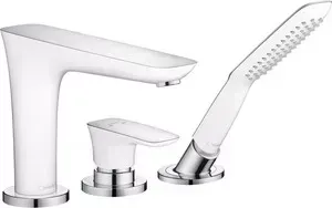 Смеситель для ванны Hansgrohe Puravida на 3 отверстия (15432400)