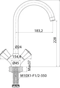 Смеситель для кухни EDELFORM Adel (AD2808)