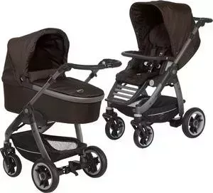 Коляска Teutonia 2 в 1 Cosmo V4 Graphite 6110 Truffle