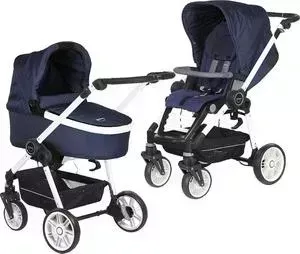 Коляска Teutonia 2 в 1 Bliss Pearl 6025 Atlantic с ручным тормозом