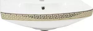 Раковина Della Quattro с 1 отверстием Версаче Золото 61х43,5х21 (DE5111600018)