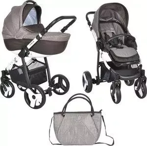 Коляска Deltim 2 в 1 Amelis Pro шоколад