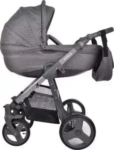 Коляска Deltim 2 в 1 Amelis Pro серо-розовый