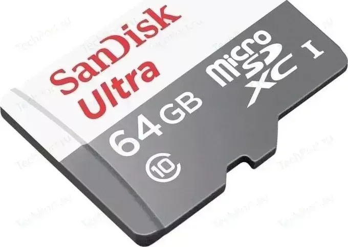 SD micro карта SANDISK 64GB SDXC Class 10 Ultra Android UHS-I (SDSQUNB-064G-GN3MN)