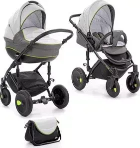 Коляска TUTIS 2 в 1 Zippy Viva серый