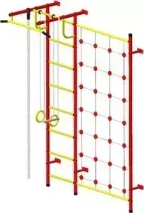 Детский спортивный комплекс ПИОНЕР С3С красно/жёлтый